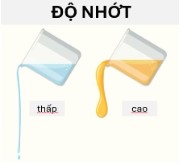 Sư khác nhau giữa hai mức độ cao và thấp của độ nhớt